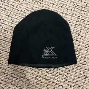 ZeroXposur Black Beanie Hat